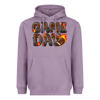 Lavender game day football leopard Heavyweight Hoodie - Zillion Design Studio