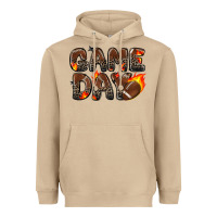Mushroom game day football leopard Heavyweight Hoodie - Zillion Design Studio