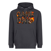 Smoke game day football leopard Heavyweight Hoodie - Zillion Design Studio