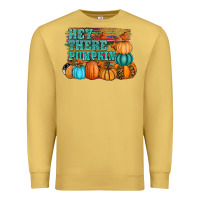 Antique Gold hey there pumpkin Premium Sweatshirt - RanaPortraitStore