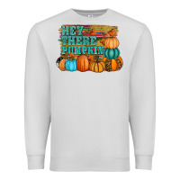 Dove Grey hey there pumpkin Premium Sweatshirt - RanaPortraitStore