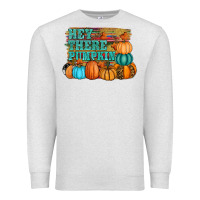 Oatmeal Heather hey there pumpkin Premium Sweatshirt - RanaPortraitStore