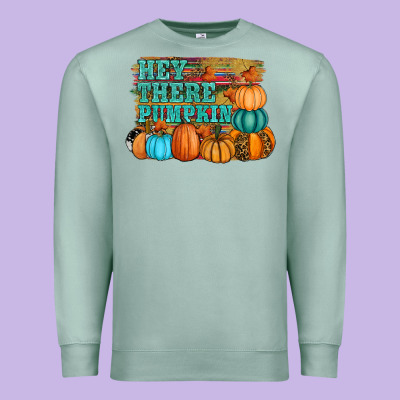 Hey There Pumpkin Premium Sweatshirt Designed By Ranaportraitstore