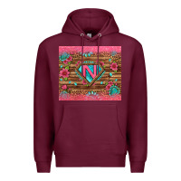 Burgundy super nurse tumbler Premium Hoodie - BundleAndBundleShop