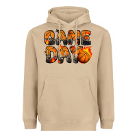 Mushroom game day basketball leopard Heavyweight Hoodie - Zillion Design Studio