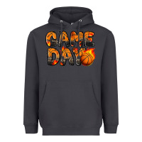 Smoke game day basketball leopard Heavyweight Hoodie - Zillion Design Studio