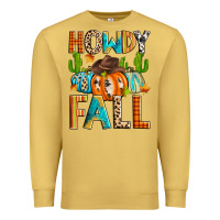 Antique Gold howdy fall Premium Sweatshirt - Zillion Design Studio