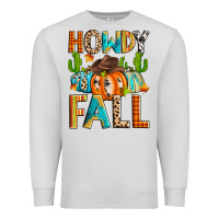 Dove Grey howdy fall Premium Sweatshirt - Zillion Design Studio