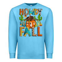 Ocean Blue howdy fall Premium Sweatshirt - Zillion Design Studio