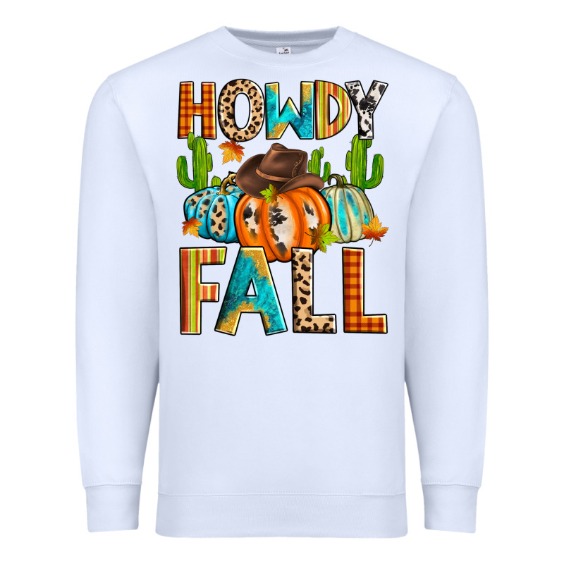 Howdy Fall Premium Sweatshirt by Zillion Design Studio | Teevron