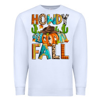 White howdy fall Premium Sweatshirt - Zillion Design Studio