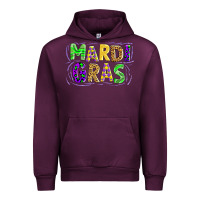 Mauve Wine mardi gras Urban Hoodie - AdoDesignShop