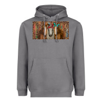 Storm Horses with serape and leopard Heavyweight Hoodie - RanaPortraitStore