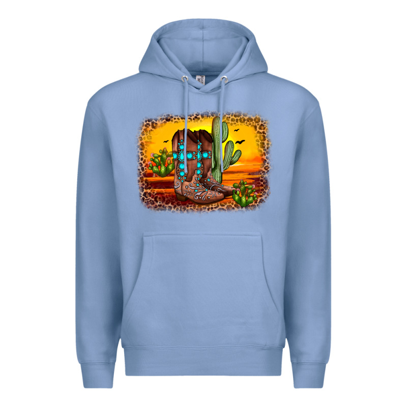 Cross Sunset Backgraund Premium Hoodie by JahusDesignShop | Teevron