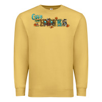 Antique Gold give thanks Premium Sweatshirt - RanaPortraitStore