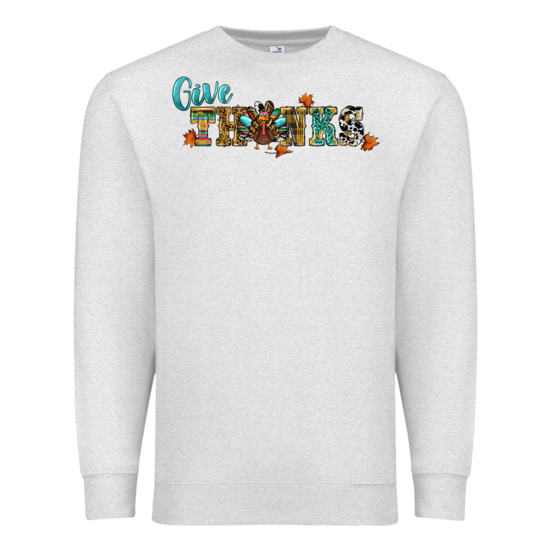 Give Thanks Premium Sweatshirt by RanaPortraitStore | Teevron