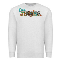 Oatmeal Heather give thanks Premium Sweatshirt - RanaPortraitStore