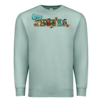 Seafoam give thanks Premium Sweatshirt - RanaPortraitStore
