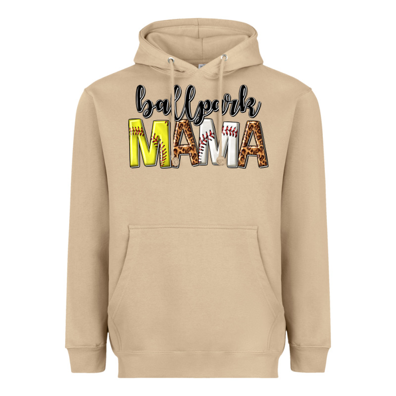 Ballpark Mama Heavyweight Hoodie by texasbilliewilder | Teevron