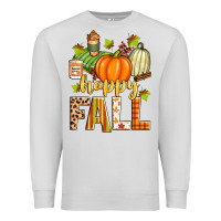 Dove Grey happy fall Premium Sweatshirt - Zillion Design Studio