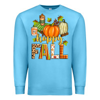 Ocean Blue happy fall Premium Sweatshirt - Zillion Design Studio