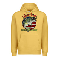 Antique Gold reel cool granddaddy fishing Premium Hoodie - Jasminsmagicworld