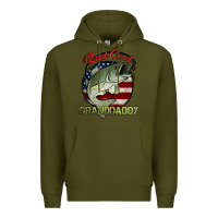 Army Green reel cool granddaddy fishing Premium Hoodie - Jasminsmagicworld