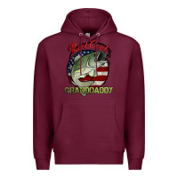 Burgundy reel cool granddaddy fishing Premium Hoodie - Jasminsmagicworld