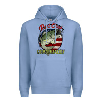 Colony Blue reel cool granddaddy fishing Premium Hoodie - Jasminsmagicworld
