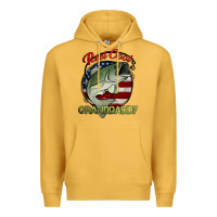 Mustard reel cool granddaddy fishing Premium Hoodie - Jasminsmagicworld