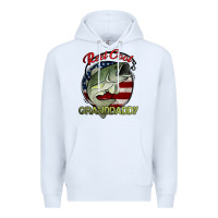 White reel cool granddaddy fishing Premium Hoodie - Jasminsmagicworld