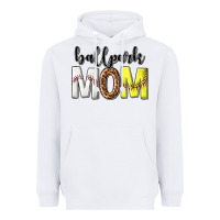 White ballpark mom Heavyweight Hoodie - texasbilliewilder
