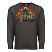 Smoke thankful and blessed Premium Sweatshirt - RanaPortraitStore