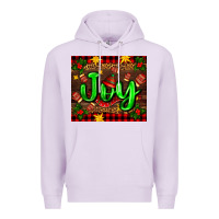 Lilac joy with gloves for Christmas Premium Hoodie - AdoDesignShop