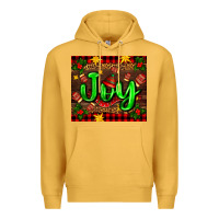 Mustard joy with gloves for Christmas Premium Hoodie - AdoDesignShop