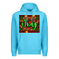 Ocean Blue joy with gloves for Christmas Premium Hoodie - AdoDesignShop