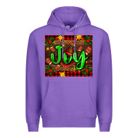 Purple joy with gloves for Christmas Premium Hoodie - AdoDesignShop