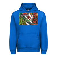 Cobalt mexico flag sunflowers roses and cactus with serape aztec and leopard Urban Hoodie - Artiststas