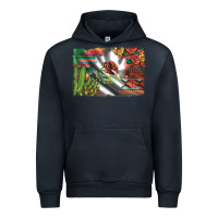 Navy mexico flag sunflowers roses and cactus with serape aztec and leopard Urban Hoodie - Artiststas
