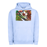 Pigment Grape Ice mexico flag sunflowers roses and cactus with serape aztec and leopard Urban Hoodie - Artiststas