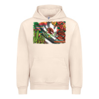Sandshell mexico flag sunflowers roses and cactus with serape aztec and leopard Urban Hoodie - Artiststas