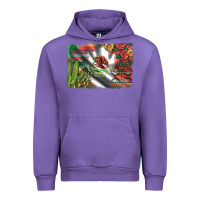 Tulip mexico flag sunflowers roses and cactus with serape aztec and leopard Urban Hoodie - Artiststas