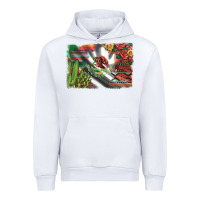 White mexico flag sunflowers roses and cactus with serape aztec and leopard Urban Hoodie - Artiststas