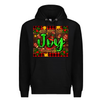 Black joy with gloves for Christmas Premium Hoodie - AdoDesignShop