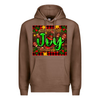 Chestnut joy with gloves for Christmas Premium Hoodie - AdoDesignShop
