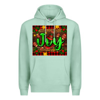 Seafoam joy with gloves for Christmas Premium Hoodie - AdoDesignShop