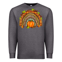 Charcoal Heather fall rainbow Premium Sweatshirt - Zillion Design Studio
