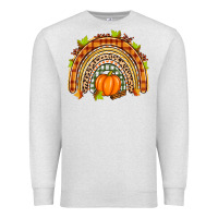 Oatmeal Heather fall rainbow Premium Sweatshirt - Zillion Design Studio