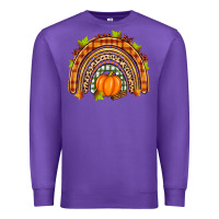 Purple fall rainbow Premium Sweatshirt - Zillion Design Studio