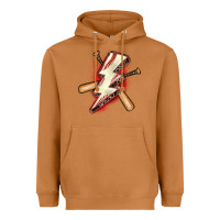 Meerkat baseball lightning bolt Heavyweight Hoodie - Zillion Design Studio